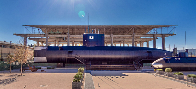 13. Il sottomarino di 50 metri P-821 Hero in esposizione al Porto Montenegro 650