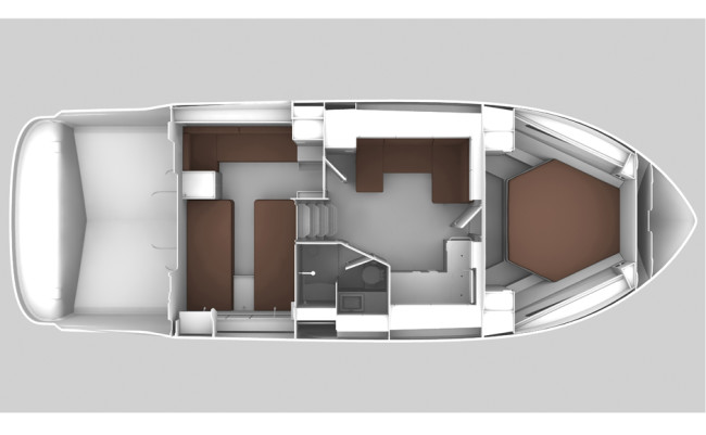 BAVARIA SPORT 400_Cabin Layout