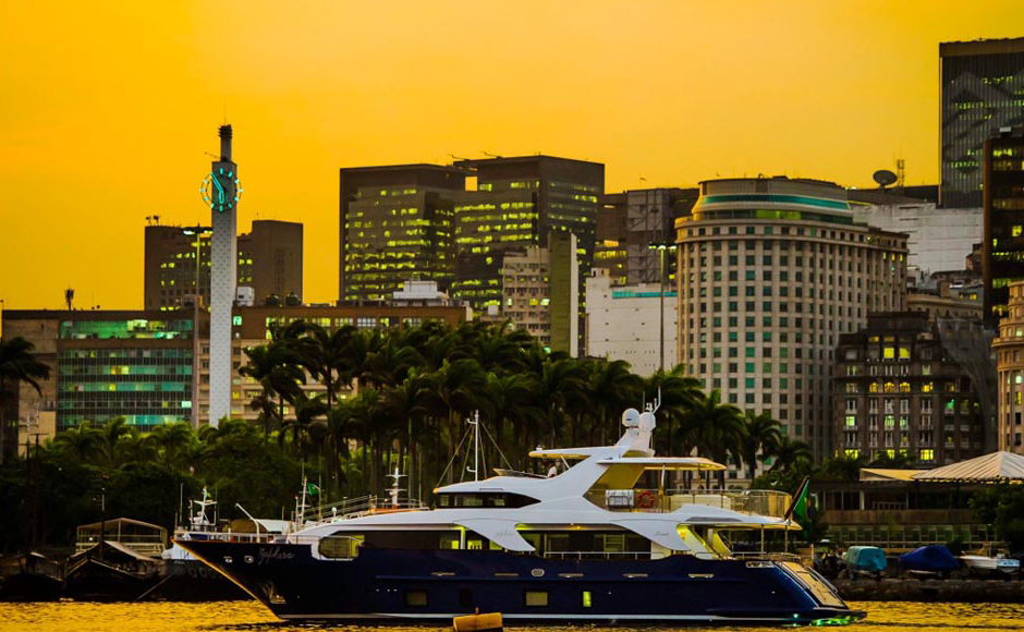 Benetti al Rio Boat Show 2014 con “Zaphira”,  il quinto Benetti Delfino 93