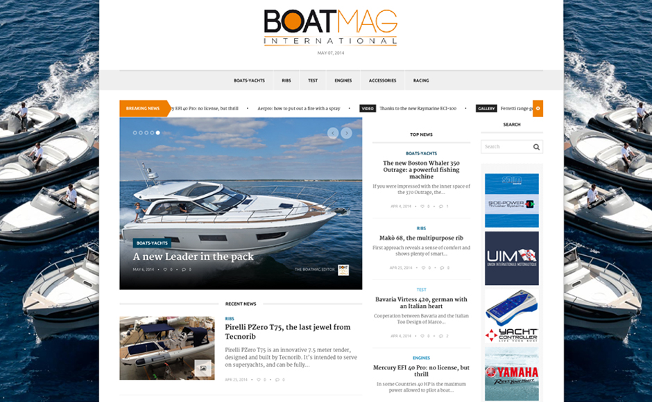 È nato BoatMag International, il sito in inglese che promuove la nautica italiana nel mondo