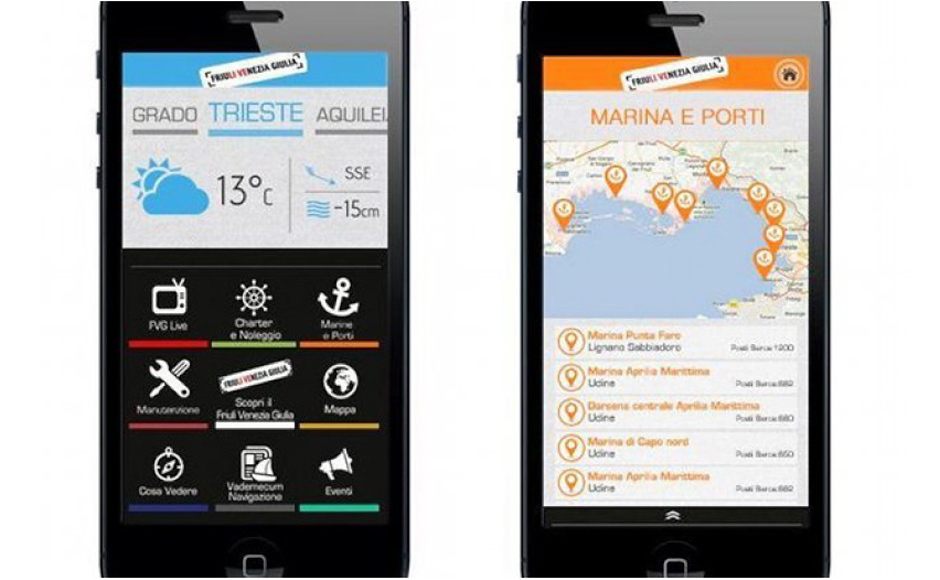 LiveNautica, in un'app la guida ai porti del Friuli Venezia Giulia