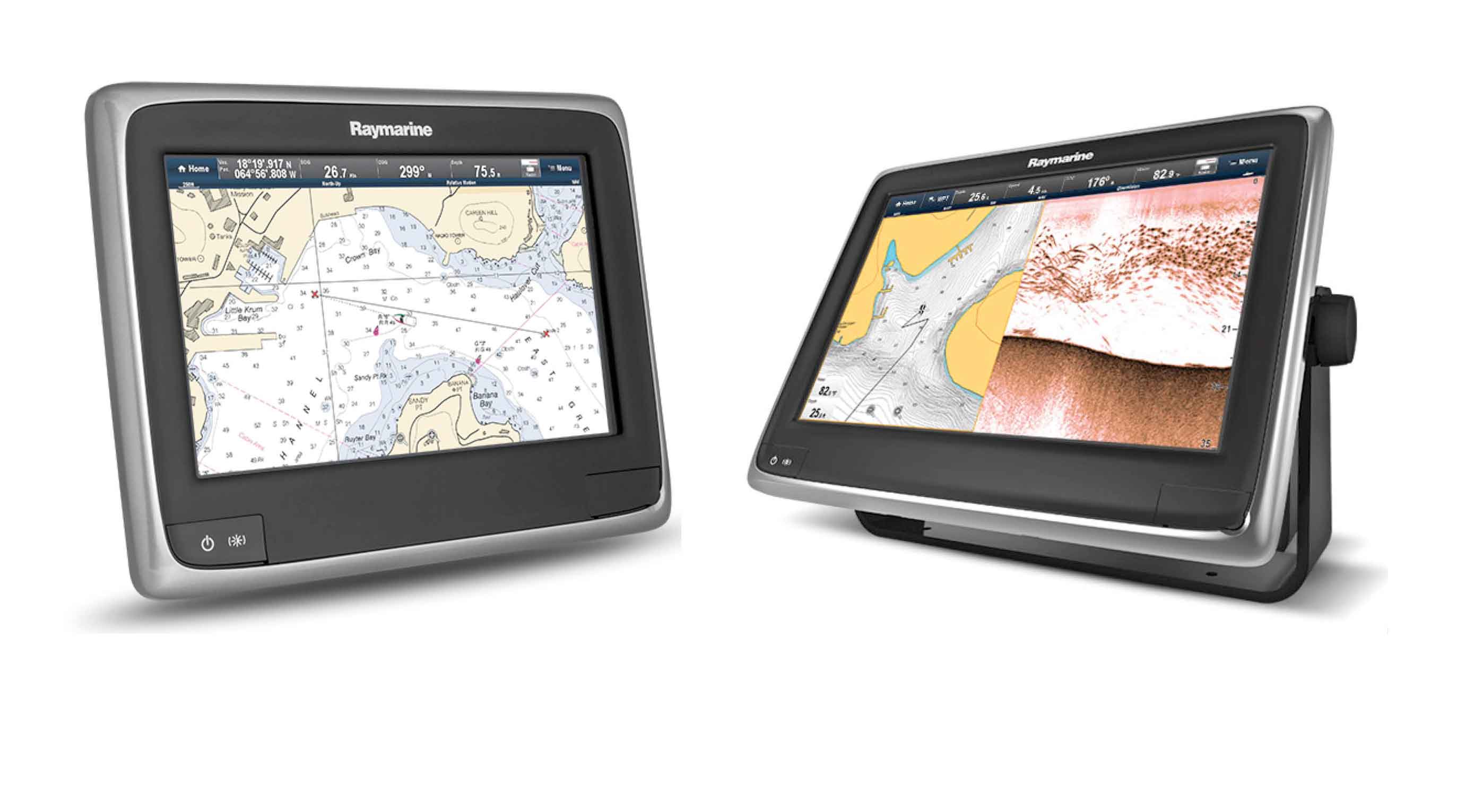 I display Raymarine supportano la cartografia C-MAP by Jeppesen