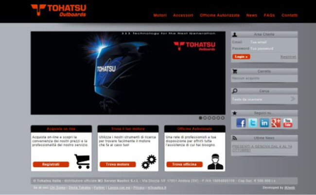 Home Page Tohatsu Italia