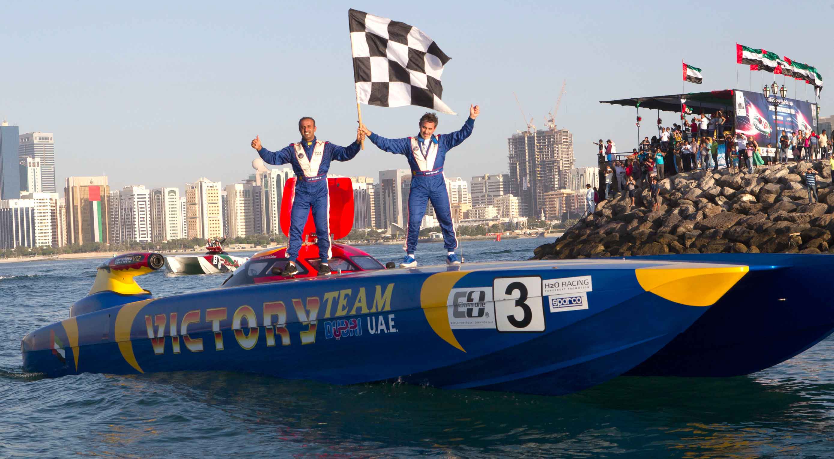 Motonautica Offshore: ad Abu Dhabi sono campioni Victory 3 e Chaudron