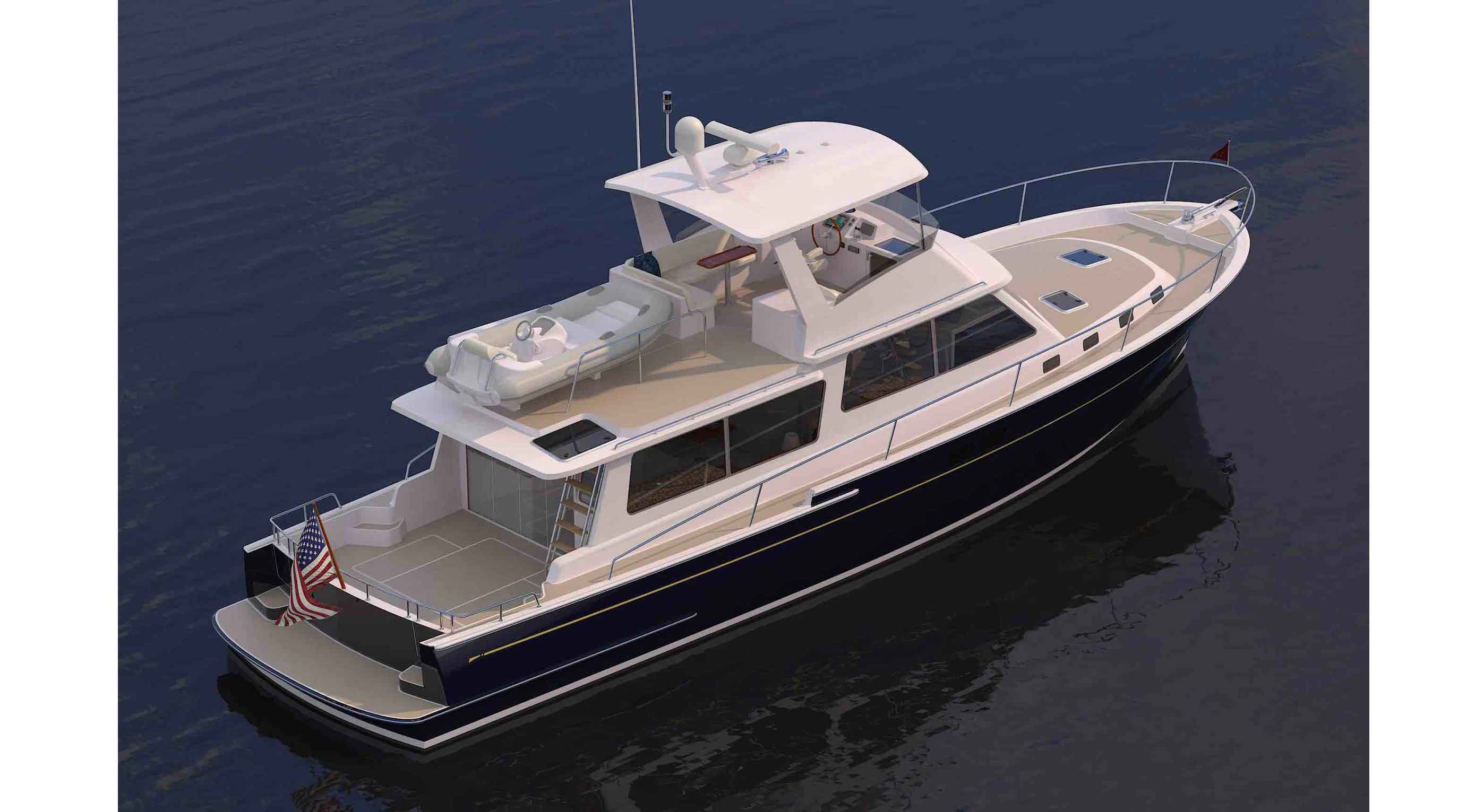 Da Zurn Yacht Design un trawler “made in USA”
