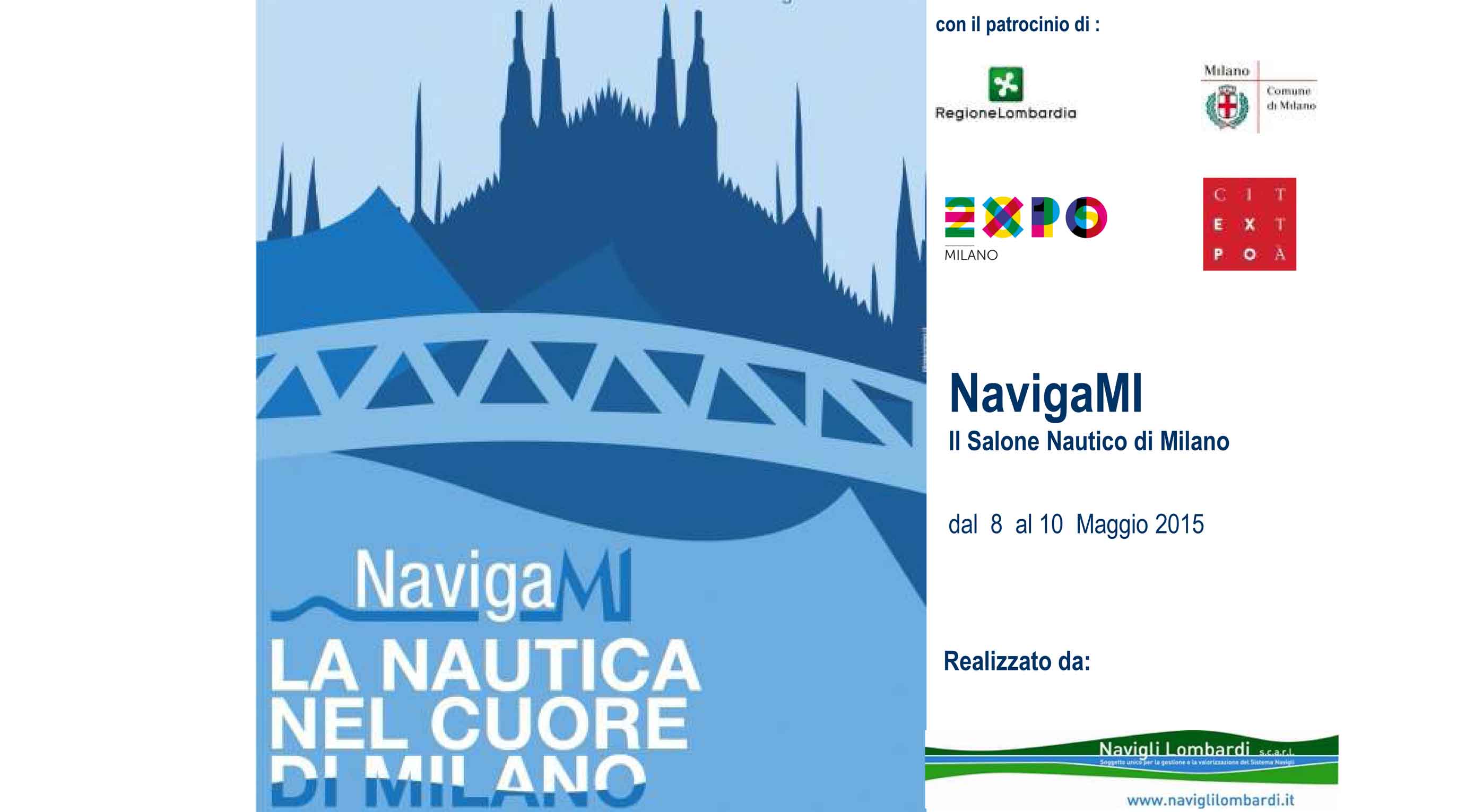 A Milano il NavigaMi dall’8 al 10 maggio