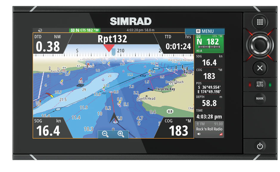 GoFree sui display multifunzione Simrad NSS Evo2 e NSO Evo2