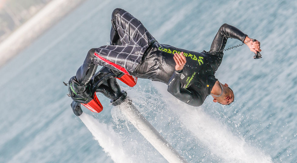 Flyboard che passione! Con Nautica Bego si può