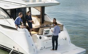 Sea Ray 400 Sundancer 400 Plancia