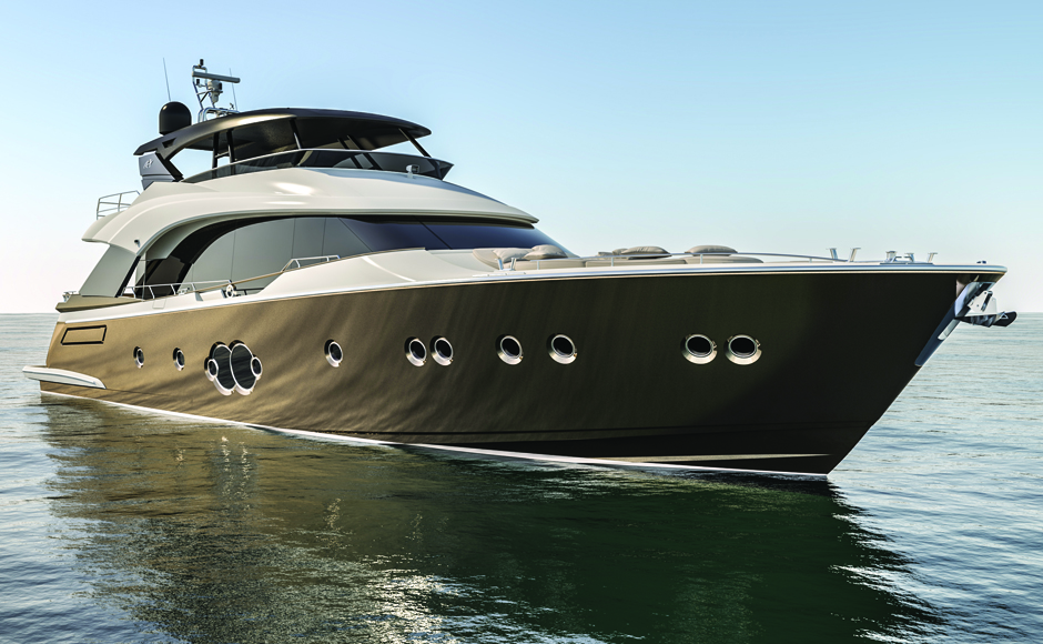 Svelato in anteprima l'MCY 80, il sesto modello di Monte Carlo Yachts
