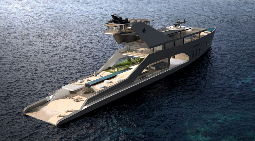 Hareide Design 108m stravolge l'approccio all'acqua