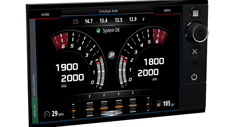 Mercury VesselView 502 e 702, il display multifunzione si evolve