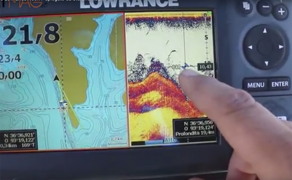 Video: il pescatore spiega funzionalità e settaggi del fishfinder Lowrance Hook 7