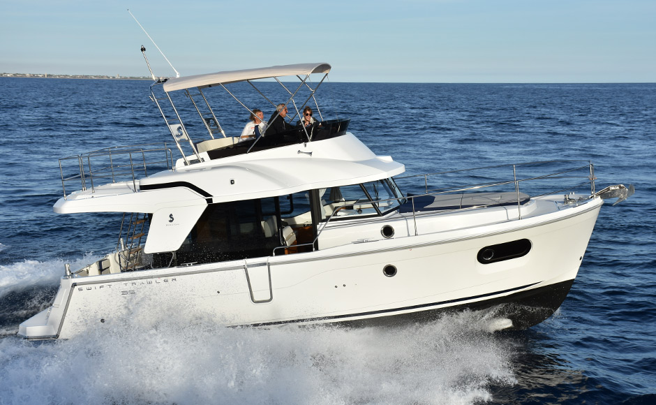 Provato il Beneteau Swift Trawler 35, come prima più di prima