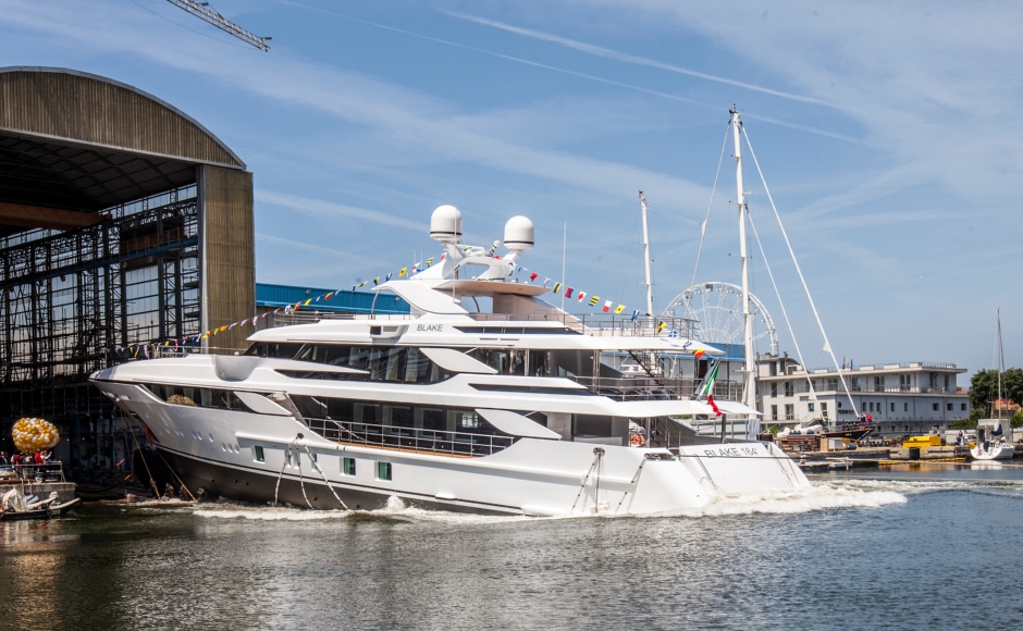 Video: Benetti Blake è il nuovo 50 metri full custom varato a Viareggio