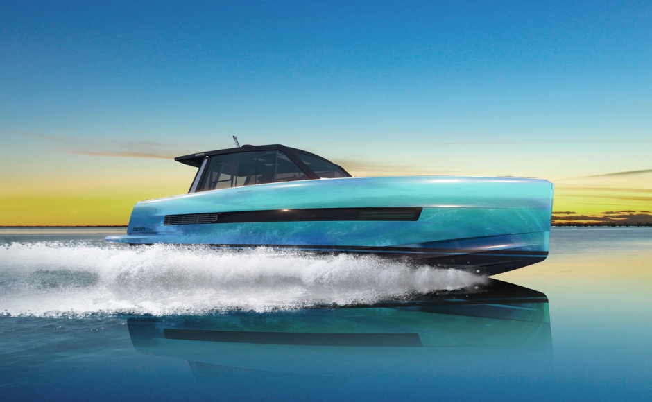 Novità 2019: il Fjord 44 coupé introduce il “salone ad arco”