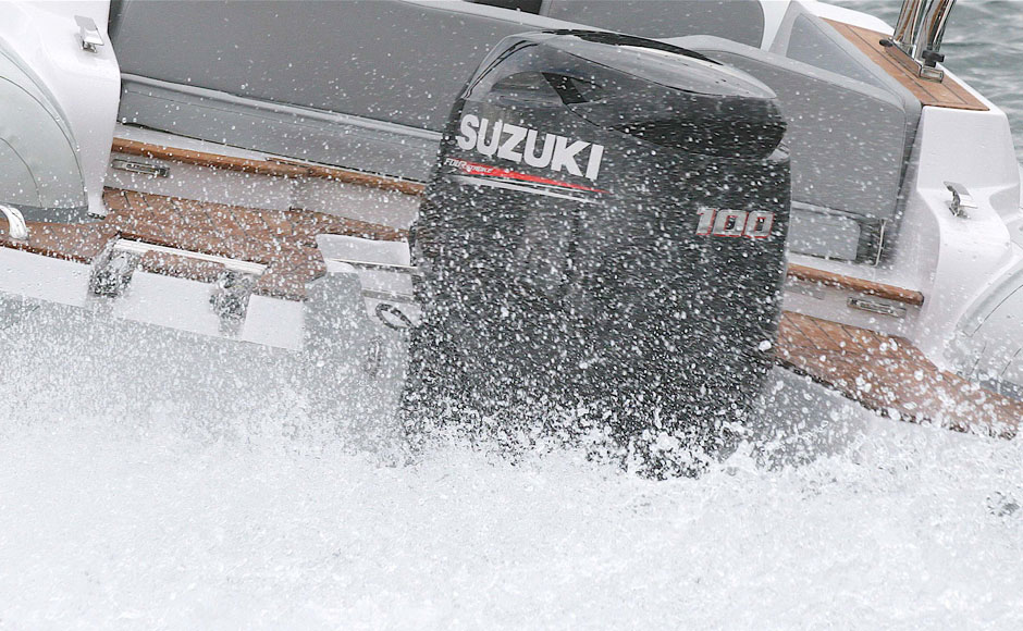 Perché un 100 cv? Il test del Suzuki DF100B con i gommoni Atlantic