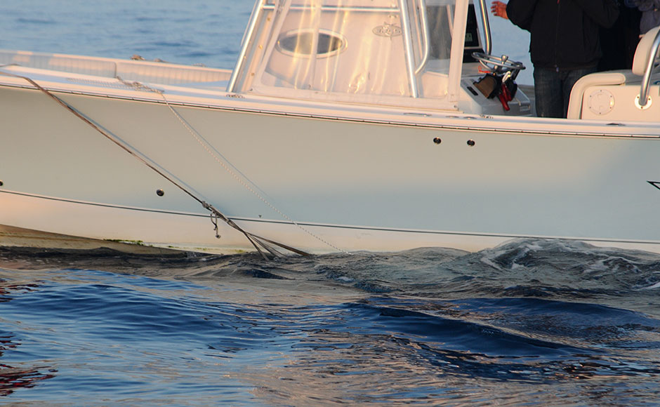 L’ancora galleggiante è molto utile nella pesca