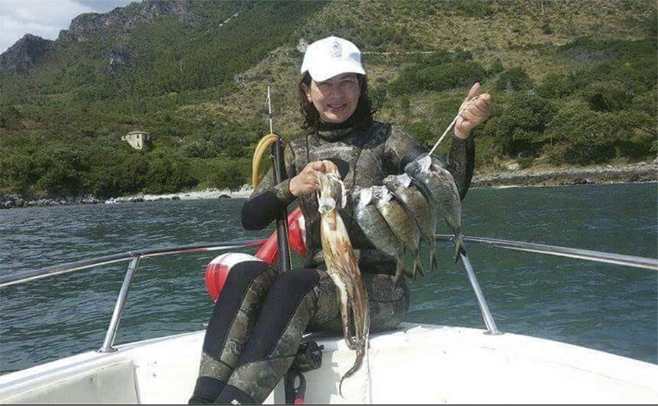 Maria Fanito, la “sirena” della pesca sportiva italiana