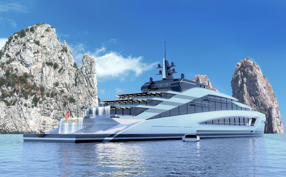 Kurt Strand California: un mega yacht di 135 metri, un altro stupefacente progetto del designer norvegese