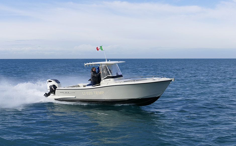 Il nuovo Suzuki DF300B compagno di pesca del Tuccoli T250 VM. Il nostro test