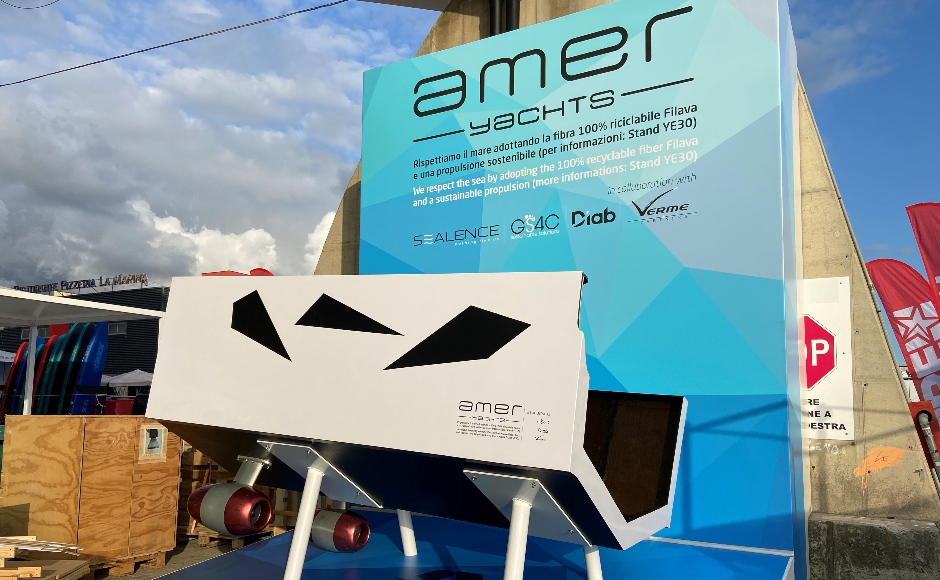 Arriva Filava, la fibra eco e riciclabile per cui Amer Yachts allenta l'uso della vetroresina