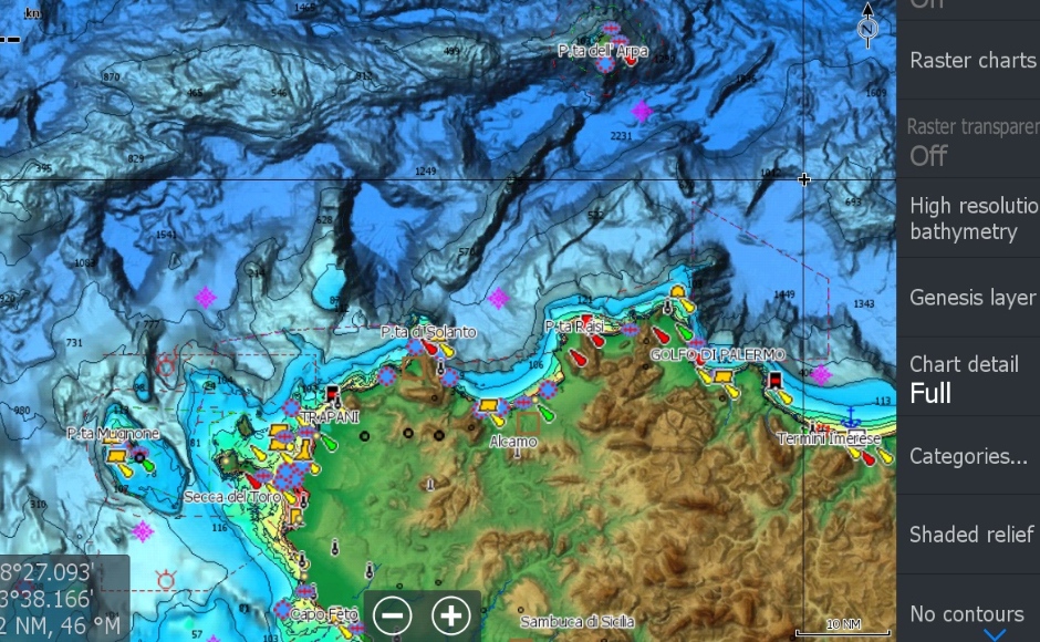 C-Map Discover & Reveal: arriva la nuova cartografia con l'ombreggiatura dei rilievi
