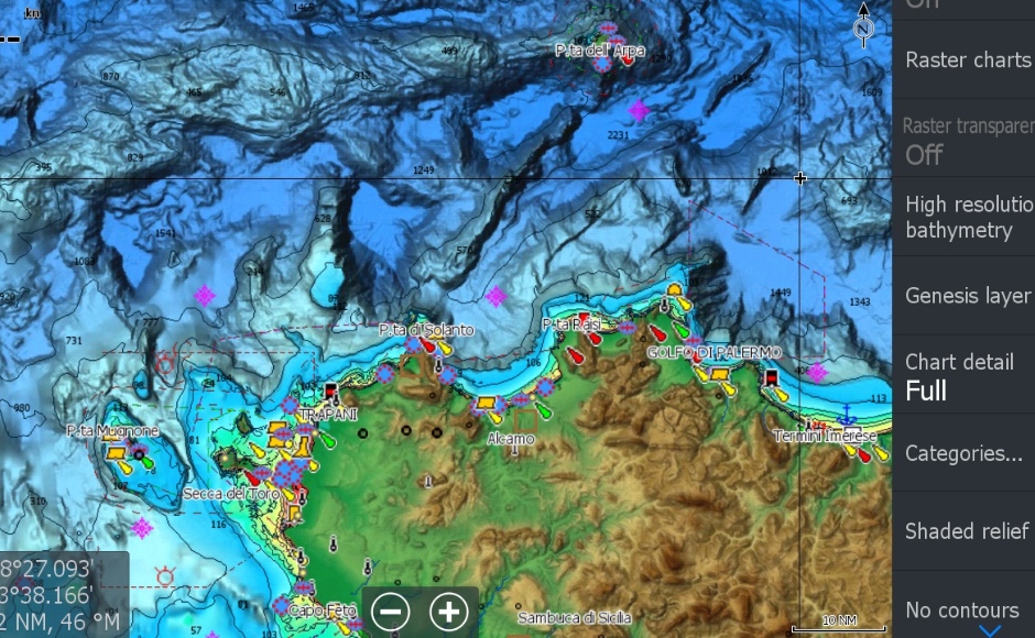 C-Map Discover & Reveal mappe Lowrance cartografia chartplotter