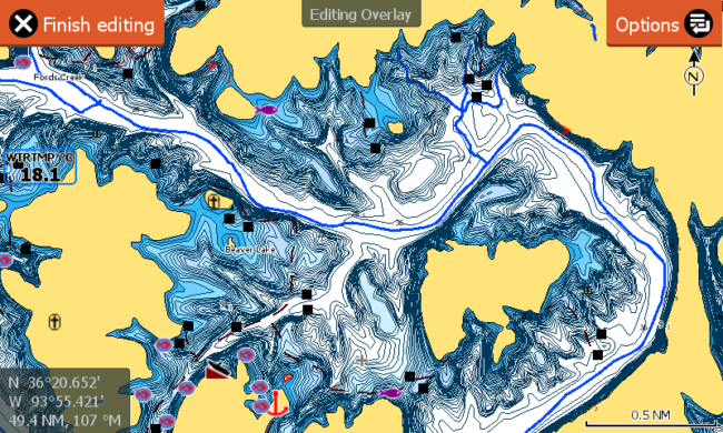 C-Map Discover & Reveal mappe Lowrane cartografia chartplotter