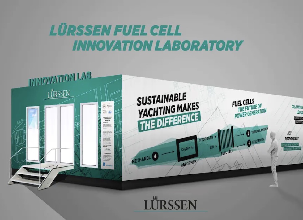 Il primo superyacht di Lürssen con celle a combustibile: lunga autonomia a zero emissioni