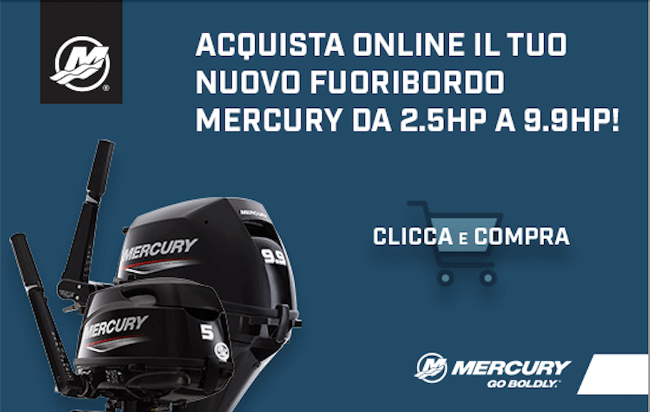 I piccoli fuoribordo di Mercury ora disponibili anche nello shop online