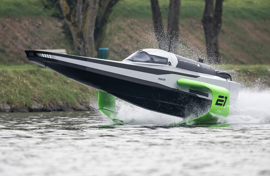 Racebird es un yate monotipo del Campeonato Mundial de Yates Eléctricos E1-Uim.