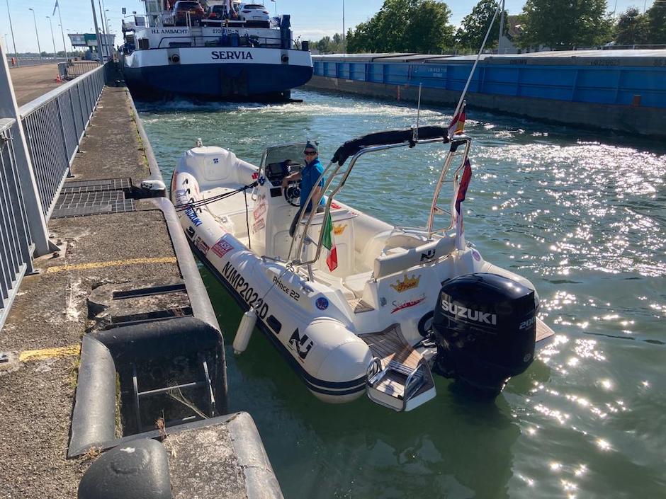 Raid Europeo 2022 - Gommone Nuova Jolly Prince 22 col Suzuki DF200 AP.