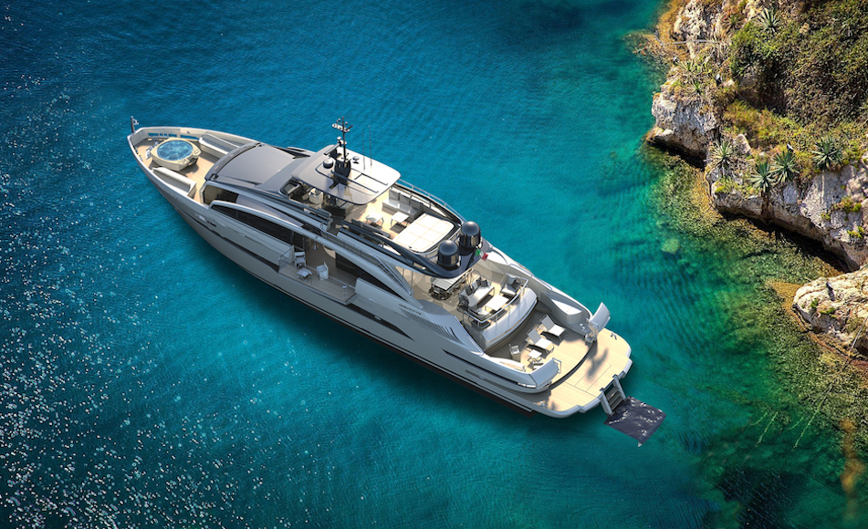 Pershing GTX116 - vista esterna dall'alto.