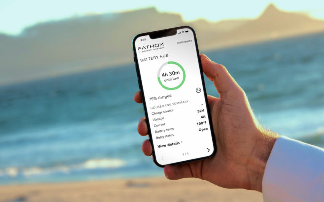 Fathom e-Power System controllo da smartphone.