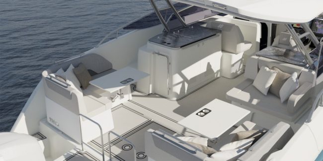 Pozzetto di poppa Jeanneau TH38