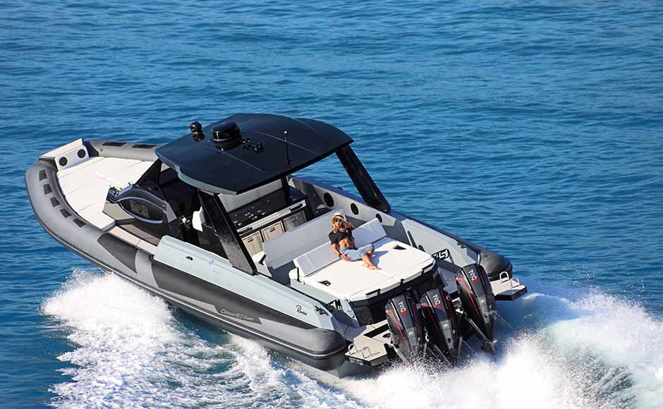 Ranieri Cayman 45.0 Cruiser, un maxi rib di 14 metri per crocieristi e corsaioli
