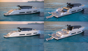 Pardo GT75 nelle versioni Beach e Tender Garage.