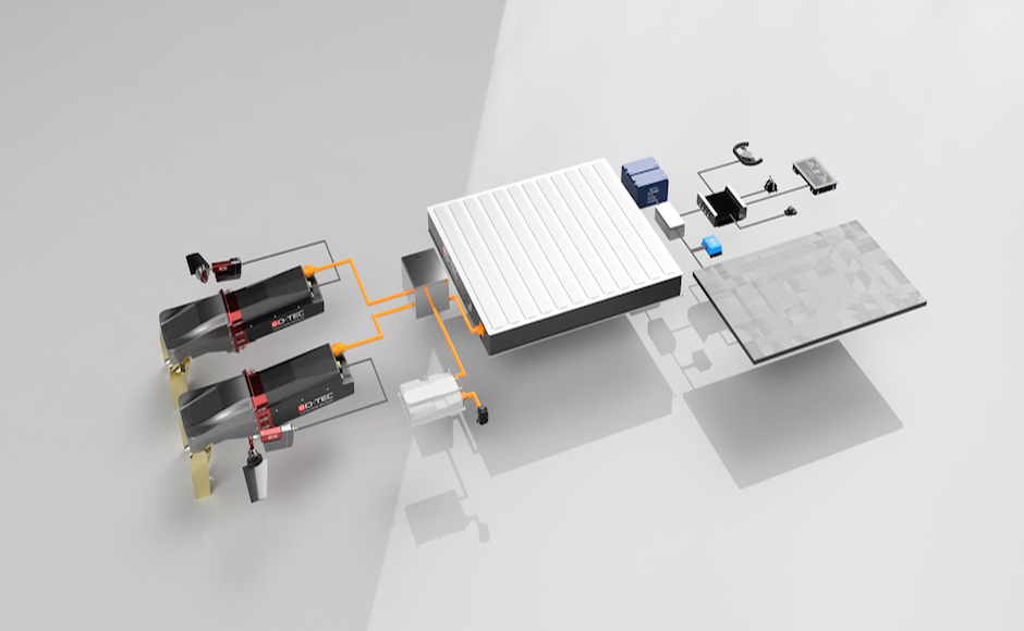 eD-QDrive, il propulsore 100% elettrico di eD-Tec - sistema modulare.