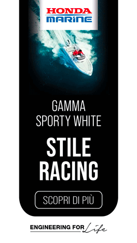 Banner Honda Sporty White