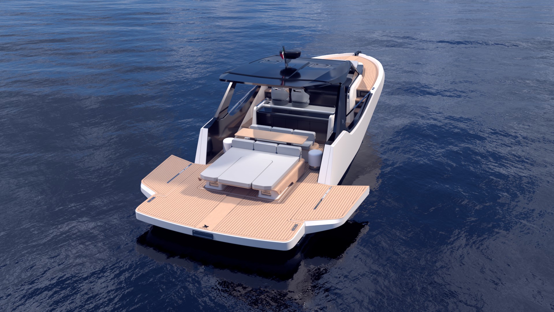 Render Italia Yacht IY 43 Veloce.