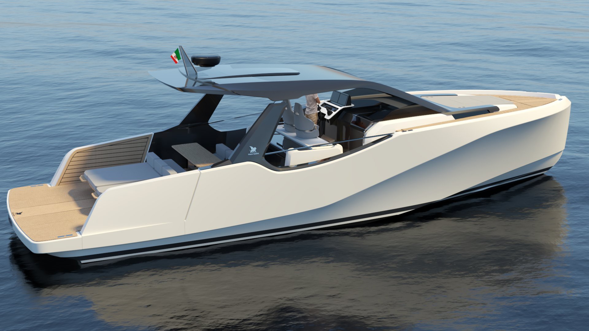 Render Italia Yacht IY 43 Veloce.