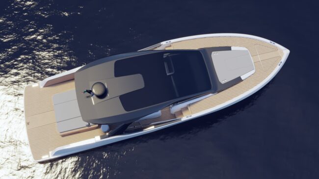 Render Italia Yacht IY 43 Veloce.