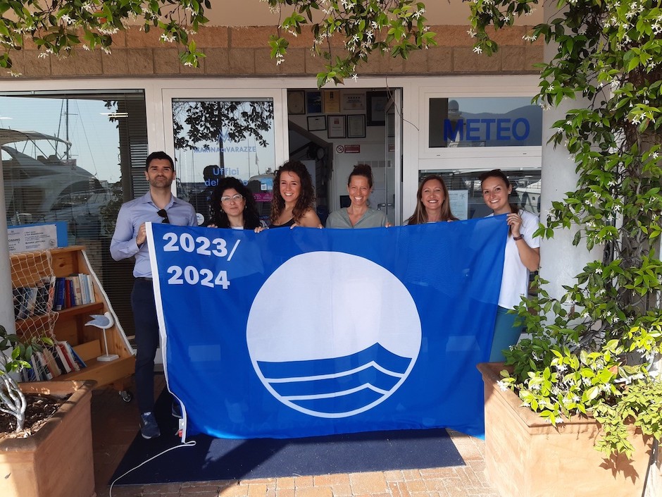 Marina di Varazze è bandiera blu anche nel 2023 e intanto festeggia pure i risultati del 2022