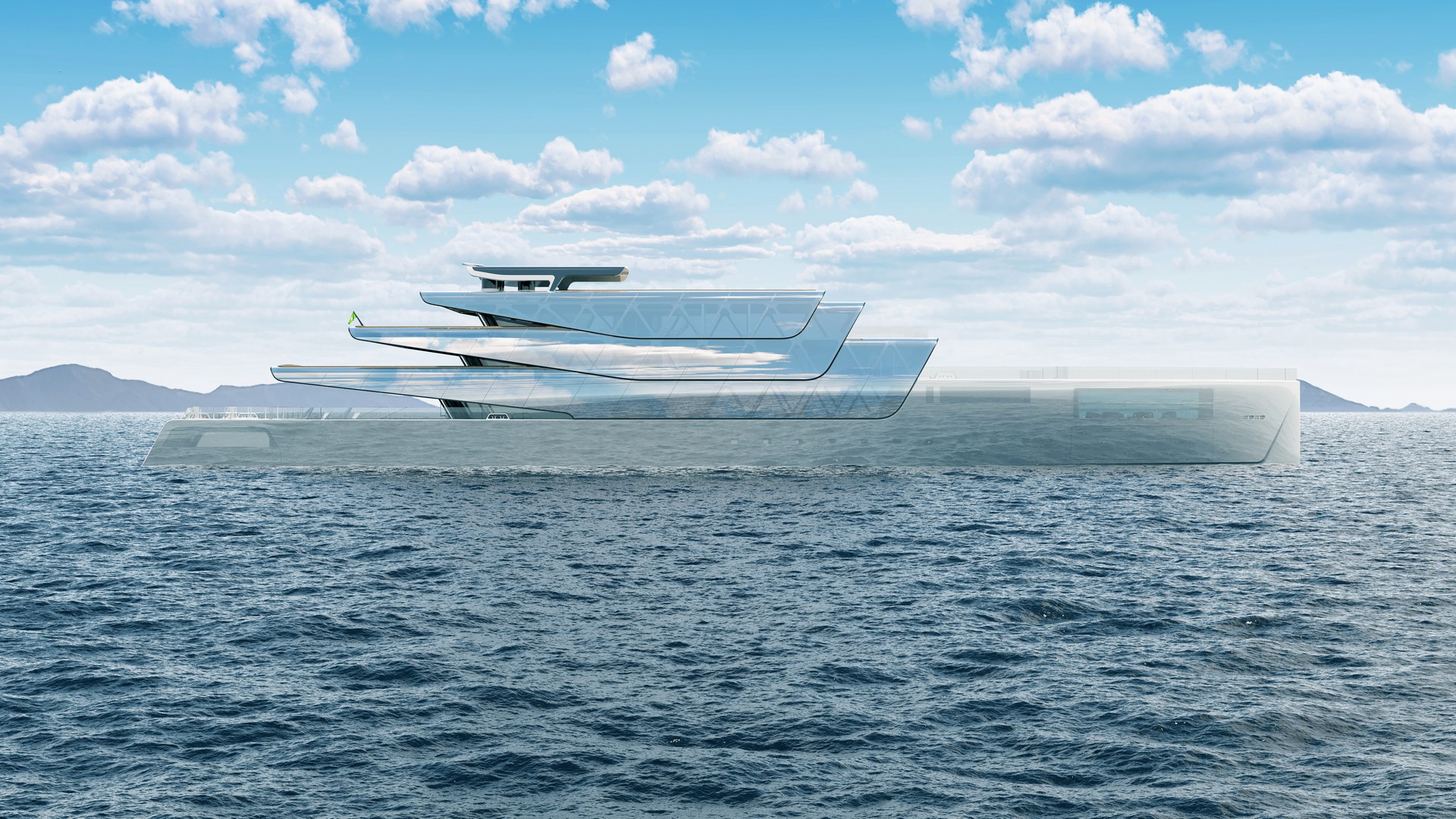 Idrogeno, stampa 3D e natura a bordo: lo yacht del futuro si chiama Pegasus 88M
