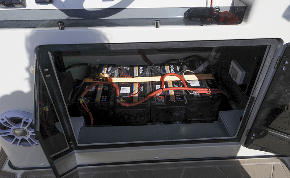 Vano batterie.