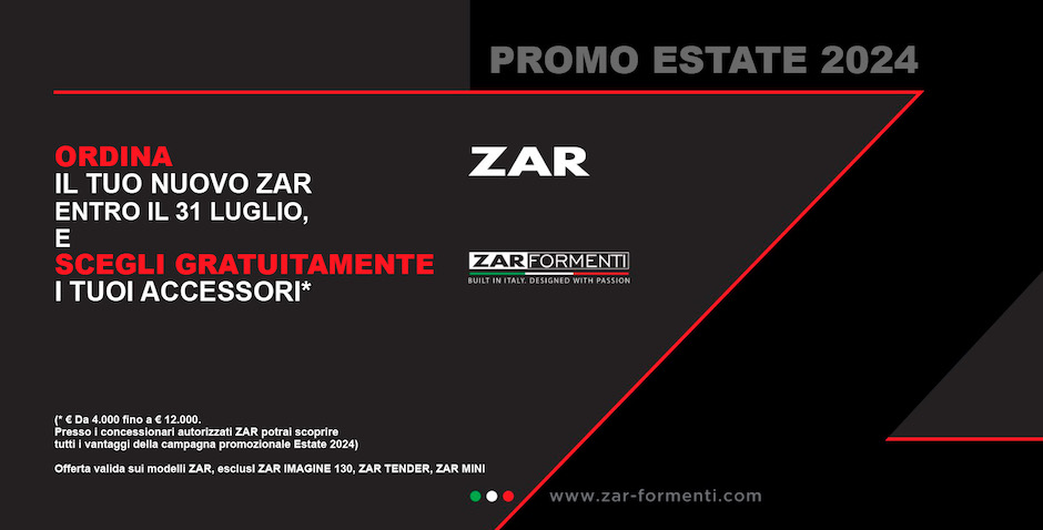 Locandina Promo Estate 2024 di Zar.