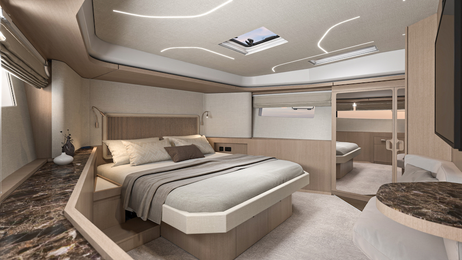 Cabina armatoriale del Prestige F5.7