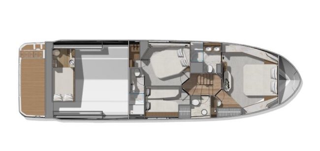 Layout sottocoperta del Prestige F5.7
