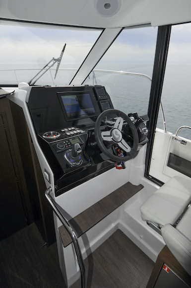 Consolle di pilotaggio.